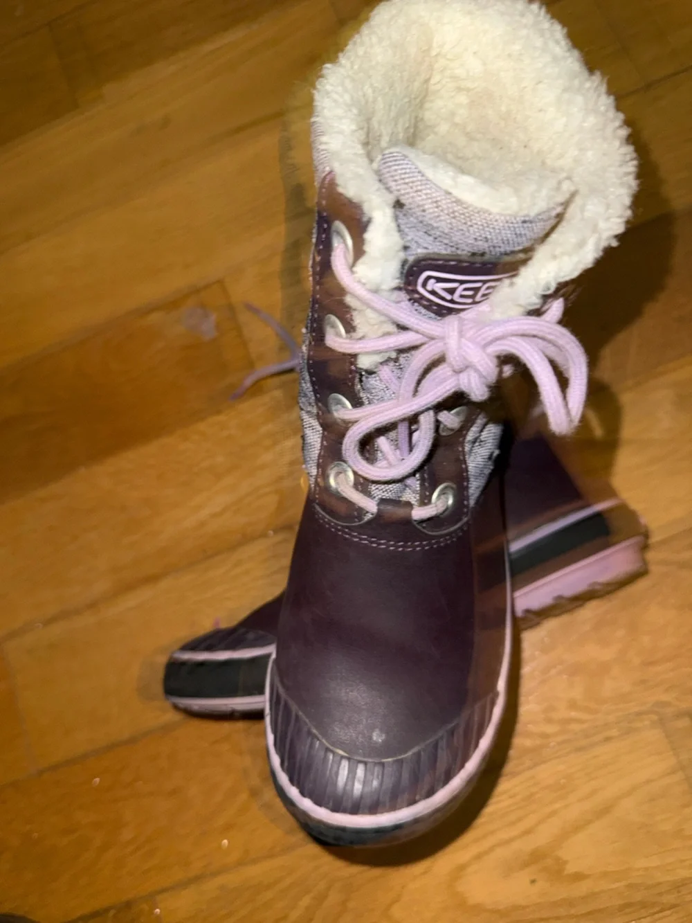 Keen Kids Purple Insulated Rain & Snow Boots